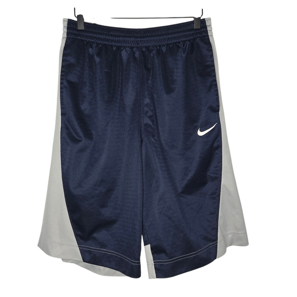 Nike Other - Nike Basketball Mens Vintage Navy Blue Gray Athletic Shorts Medium